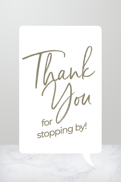 Thank you for stopping by!